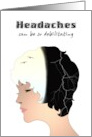 Suffering from Bad Headaches Migraine Get Well card