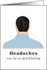 Suffering From Bad Headaches Get Well card