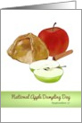 National Apple Dumpling Day Delicious Dumpling Apples and Cinnamon card