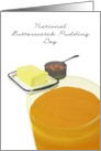 National Butterscotch Pudding Day Butter and Brown Sugar card