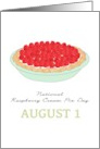 National Raspberry Cream Pie Day A Whole Delicious Pie card