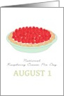 National Raspberry Cream Pie Day A Whole Delicious Pie card