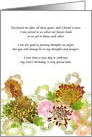 Heart Warming Birthday Greeting for Birth Sister Search and Found card