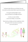 Heart Warming Birthday Greeting Birth Twin Sister Search and Found card