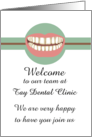 Welcome New Dentist to the Dental Team A Lovely Wide Smile card