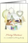 Christmas for Air Force Academy Cadet Sponsor Family Dining Together card