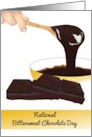 National Bittersweet Chocolate Day Yummy Chocolate Sauce card