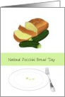 National Zucchini Bread Day Crumbs It’s Delicious card