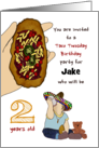 Invite to Taco Twosday Birthday Party for 2 Year Old Sombrero on Baby card