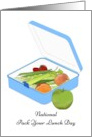 National Pack Your Lunch Day Healthy Packed Lunch in a Box card