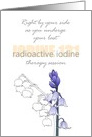 Last Radioactive Iodine Therapy for Thyroid Cancer Treatment Milestone card