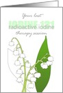 Last Radioactive Iodine Therapy for Thyroid Cancer Treatment Milestone card