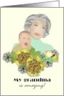 Grandma and Grandchild Gorgeous Grandma Day card