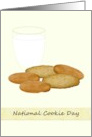 National Cookie Day Milk and Cookies card