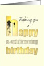 Birthday for Cycling Enthusiast Two Cyclists card