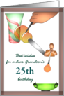 Grandson’s Birthday Glass Blowing Custom Age card