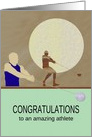 Congratulations to Athlete Hammer Throw card