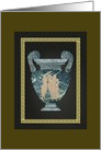 Ornamental Urn Depicting The Three Graces, Greek Goddesses card