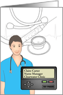 Custom Congratulations Female Nurse Promotion to Nurse Manager card