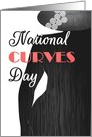 National Curves Day, Profile of Plus Size Lady Wearing Hat card