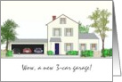 New 3 Car Garage Lovely House and Huge Garage card