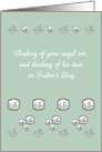 Thinking of a Bereaved Father and his Angel Son on Father’s Day card