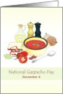 National Gazpacho Day Ingredients To Make a Delicious Soup card