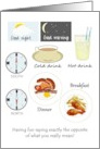 National Opposite Day Saying Exactly the Opposite of What You Mean card