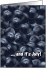 National Blueberry Month Packed with Vitamins and Health Benefits card