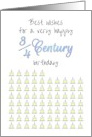 Three Quarter Century Club Birthday Seventy-Five Cakes Devoured card