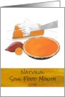 National Soul Food Month Sweet Potato Pie card