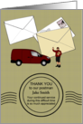 Coronavirus Thank You Postman For Continued Service Custom card