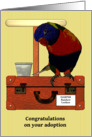 Congratulations Adopting New Pet Bird Rainbow Lorikeet card