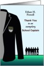 Thank You School Captain Student Leadership Team Custom card