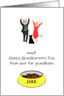 Grandparents Day from Fur Grandbaby Custom Pet Name on Bowl card