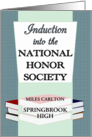 National Honor Society Induction Custom Name and High School card