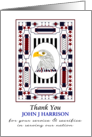 Quilts for Service Members Veterans Thank You for Your Service Custom card