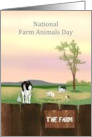 National Farm Animals Day Farm Animals Out in the Fields card