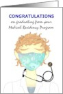Congratulations Medical Residency Program Graduation Lady Doctor card