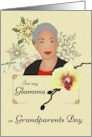 Grandparents Day Glamma Elegant African American Grandmother card