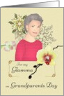 Grandparents Day Glamma Elegant Grandmother card