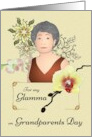 Grandparents Day Glamma Elegant East Asian Grandmother card