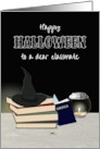 Halloween for Classmate Books Witch’s Hat Spider Tealight card