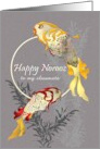 Persian New Year for Classmate Colorful Abstract Fish Norooz card