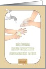 National Hand Washing Awareness Week Good Hand Hygiene card