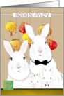 Chinese New Year of the Rabbit From Our House to Yours Rabbit Family card