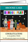 Custom Congratulations Acting In School Play Students on Stage card
