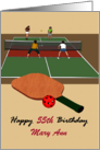Women Playing Pickleball Birthday For Lady Who Loves Pickleball card