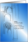 Congratulations Catholic Priest Assignment To First Parish card