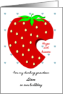 Sharing Birthday With Toddler Grandson Yummy Strawberry card